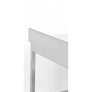 Tavolo da Lavoro in Acciaio Inox con Alzatina e Ripiano Inferiore - Profondità 700 mm - Larghezza 600 mm