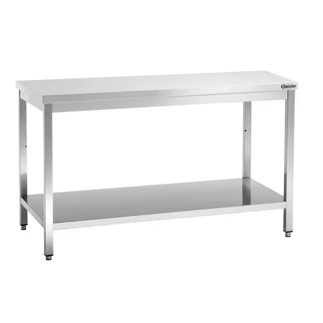 Professional Stainless Steel Work Table with Undershelf - Depth 70 cm - Length 160 cm