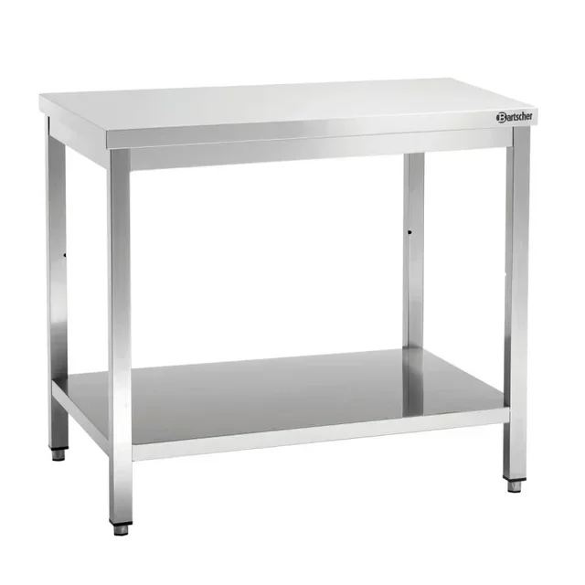Table de Travail Inox avec Etagère Basse - Profondeur 700 mm - Longueur 1200 mm