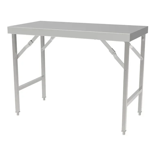 Table de Travail Pliable Inox - 1200 x 700 mm