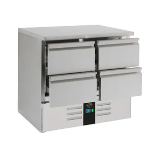 Mesa Refrigerada 4 Gavetas - Capacidade 257 Litros