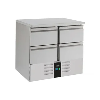 Mesa Refrigerada 4 Gavetas - Capacidade 257 Litros