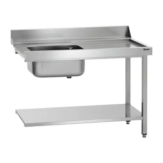 Professional Sorting Table 1 Basin - Straight Model - Width 120 cm x Depth 72 cm