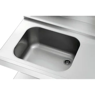 Mesa de Clasificación 1 Cubo + 1 Apertura Residuos - Lado Derecho - L 1200 x P 720 mm