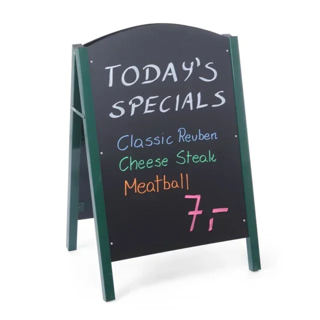 Sidewalk Blackboard with Metal Frame