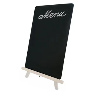 Slate Presentation Board on Wooden Easel