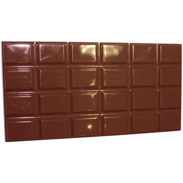 Chocolate Bar Mould with 24 Squares and 3 Designs - Tablet Mould