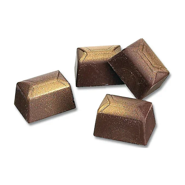 Rechteckige Schokoladentafel - Form mit 24 Mulden