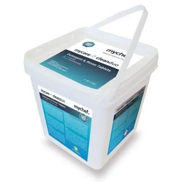 Compresse Detergente e Brillantante Clean Duo - Confezione 4x50