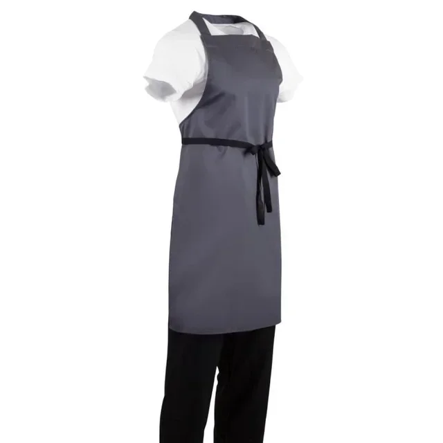 Gray Anthracite Bib Apron Polycotton 711 x 965 mm