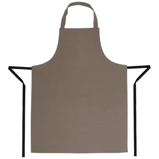 Bib Apron Camel Color in Polyester-Cotton Blend - Size 71.1 x 96.5 cm