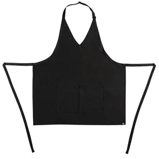 Black Polycotton Tuxedo Bib Apron 838x698 mm
