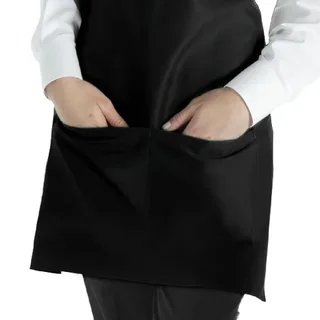 Black Polycotton Tuxedo Bib Apron 838x698 mm