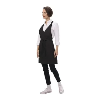Black Polycotton Tuxedo Bib Apron 838x698 mm
