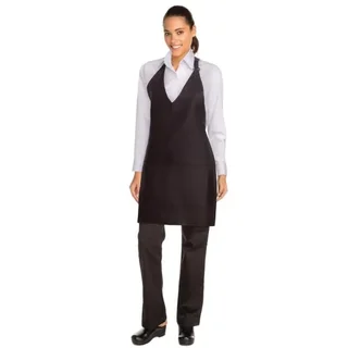 Black Polycotton Tuxedo Bib Apron 838x698 mm