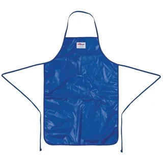Avental Babador de Nylon Azul - Proteção Profissional de Cozinha
