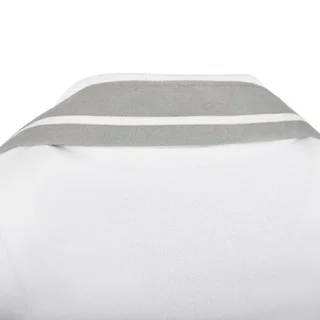 Striped Bib Apron Grey White