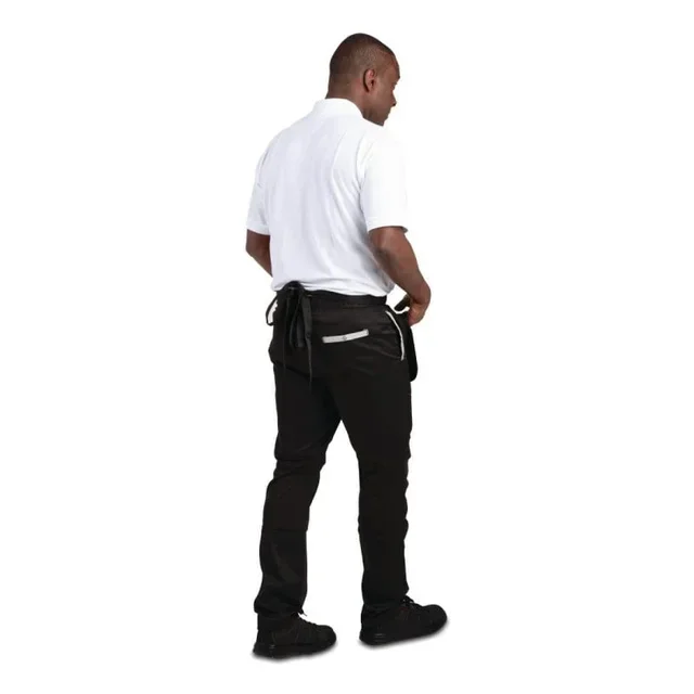 Schwarze Limonaden-Schürze mit Taschen - Einheitsgröße