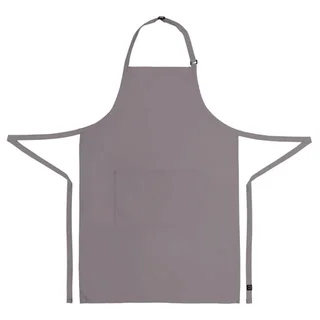 Delantal de Trabajo Peto Cuello Ajustable Bolsillo Doble Gris 610x860 mm