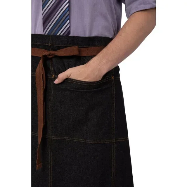 Urban Memphis Black Service Apron - Size 609 x 812 mm
