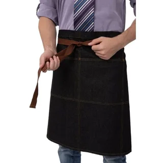 Urban Memphis Black Service Apron - Size 609 x 812 mm