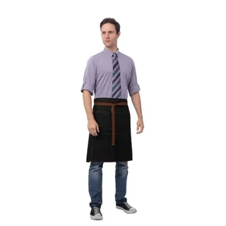 Urban Memphis Black Service Apron - Size 609 x 812 mm