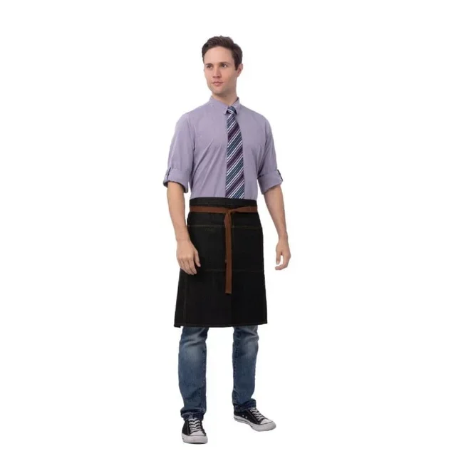 Urban Memphis Black Service Apron - Size 609 x 812 mm
