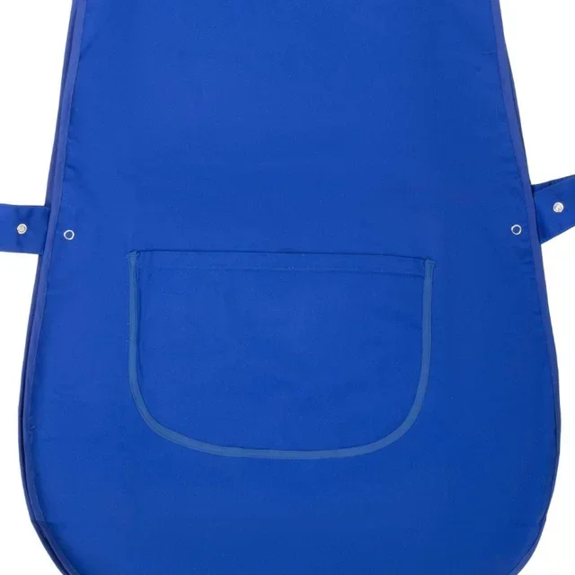 Blue Royal Service Apron with Pocket