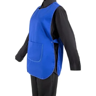 Blue Royal Service Apron with Pocket
