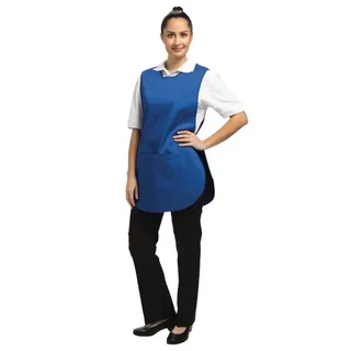 Blue Royal Service Apron with Pocket
