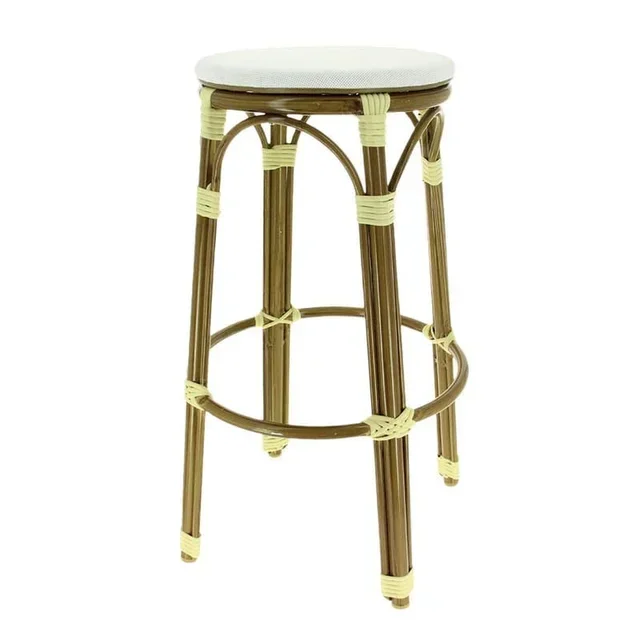 Biarritz Bar Stool Ecru Color - Height 76 cm