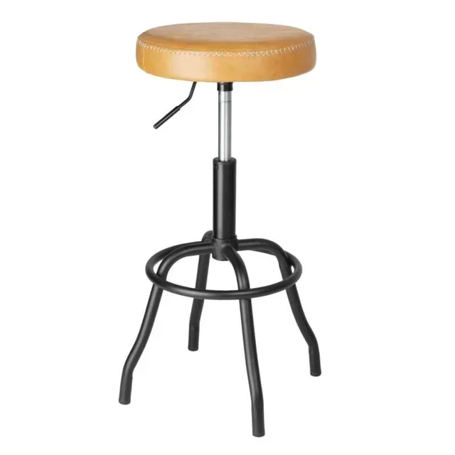 Brooklyn Bar Stool PU Upholstery Caramel Color