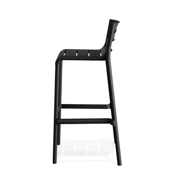 Stackable Bar Stool Calor Black - Modern and Practical Design