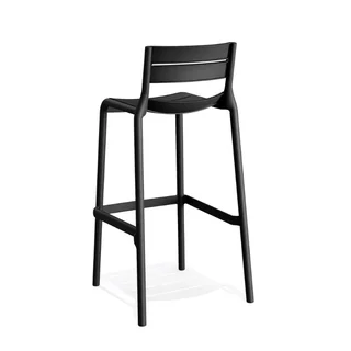 Stackable Bar Stool Calor Black - Modern and Practical Design