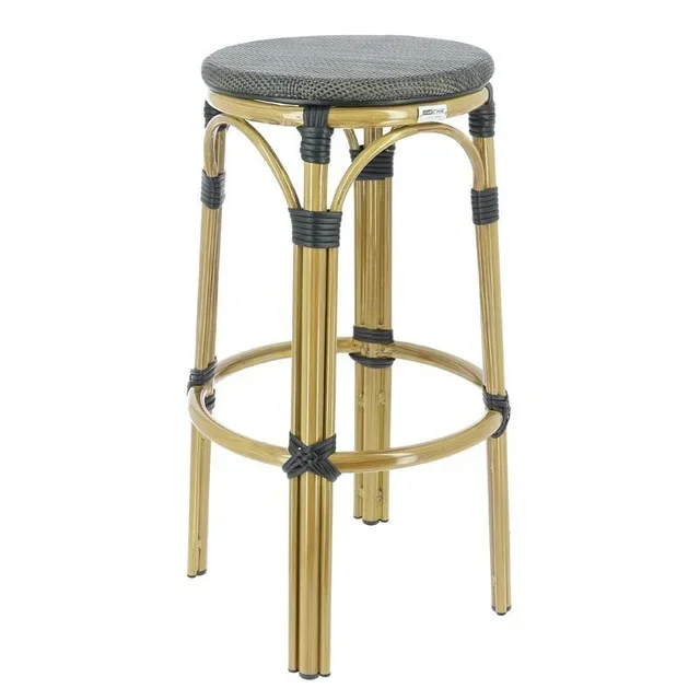 Biarritz Bronze Bar Stool - Height 76 cm