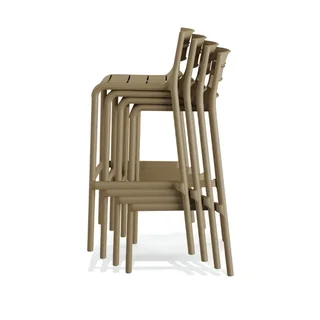 Tabouret de Bar Empilable Calor - Sable