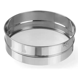 Peneira para Farinha de Rosto Profissional - Diâmetro 41 cm - Malha Fina