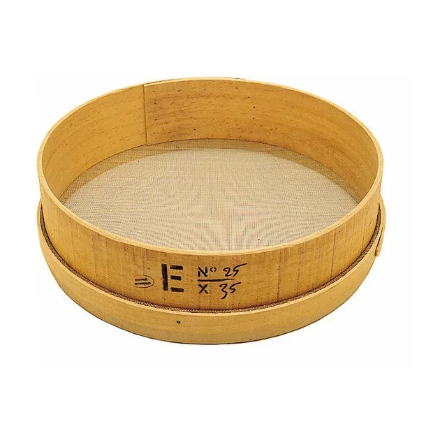 Wooden Sieve with Stainless Steel Mesh - 350 mm Diameter