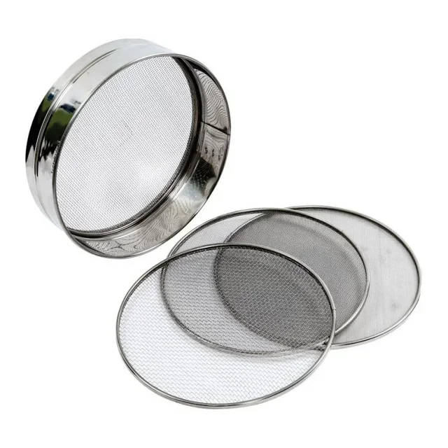 Colador de Cocina de Acero Inoxidable ⌀ 26 cm con Fondo Desmontable - Malla Intercambiable