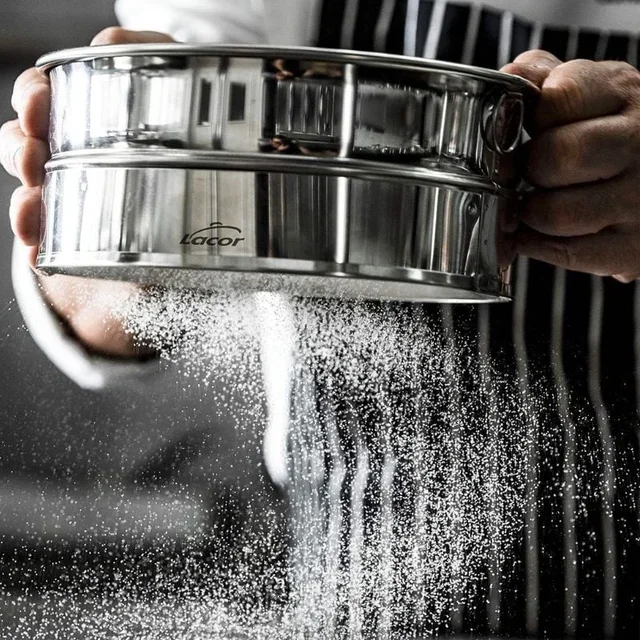 Colador de Cocina 25 cm - Mallas Intercambiables para Preparación Fina