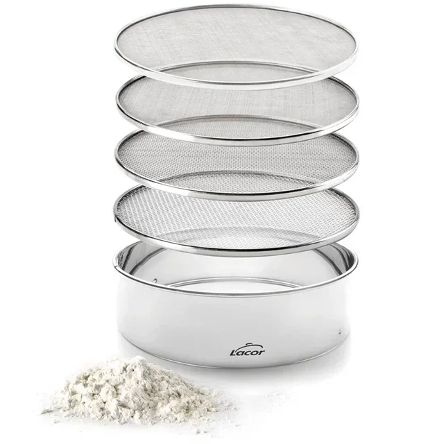 Colador de Cocina 25 cm - Mallas Intercambiables para Preparación Fina