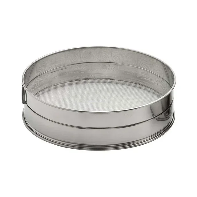 Tamiz Profesional de Acero Inoxidable - Malla 1,28 mm - Diámetro 400 mm