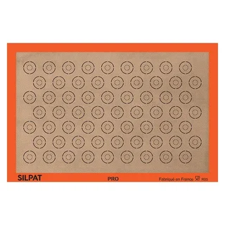 Tappetino in Silicone Antiaderente per Macarons - Dimensione Professionale 60 x 40 cm