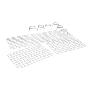 Set di 5 Tappetini Scolapiatti da Cucina