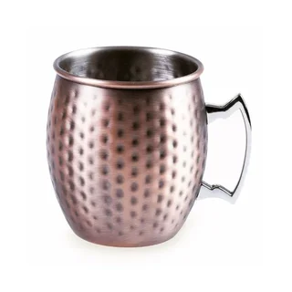 Moscow Mule Mug Stainless Steel 550 ml – 9 cm Diameter – Premium Cocktail Cup