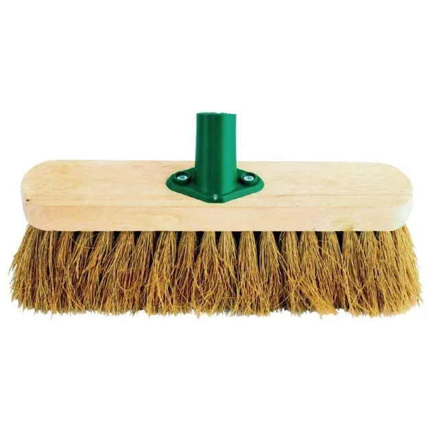 Coco Broom Head Soft Bristle Wood 305 mm
