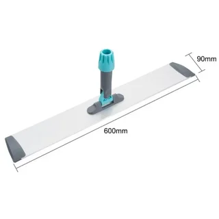 Cabeça de Esfregão Plano Alumínio Branco 60 cm