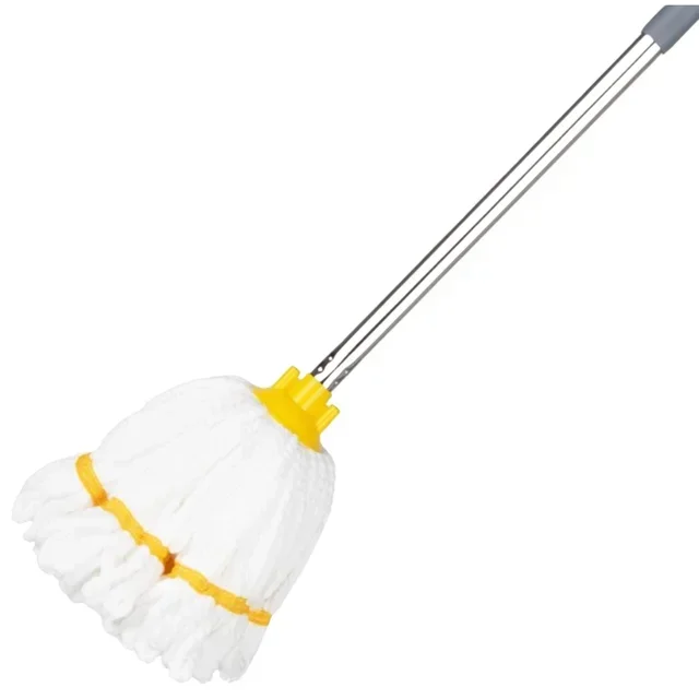 Tête de Balai Serpillère Microfibre Bande Jaune - 150 g