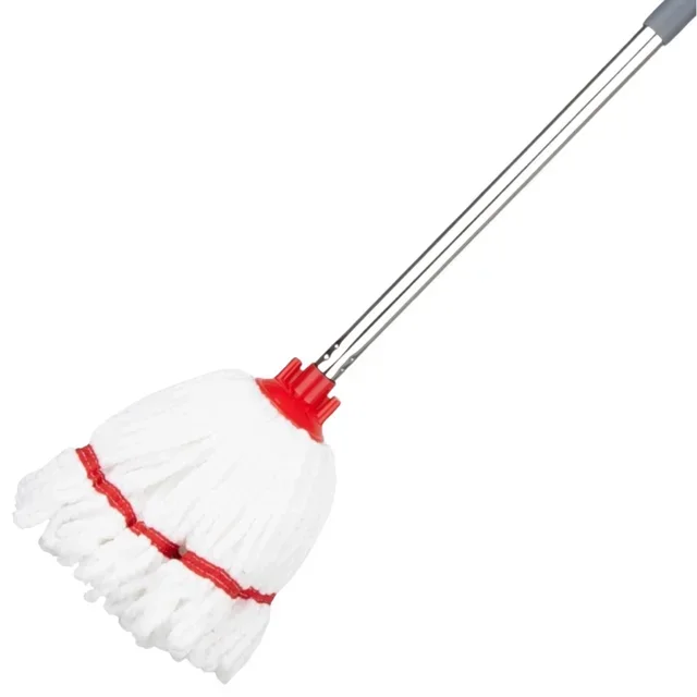 Scopa in Microfibra con Fascia Rossa - Testina di Ricambio 150g