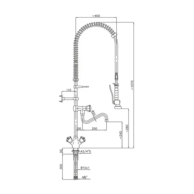 Single Hole Kitchen Sink Sprayer